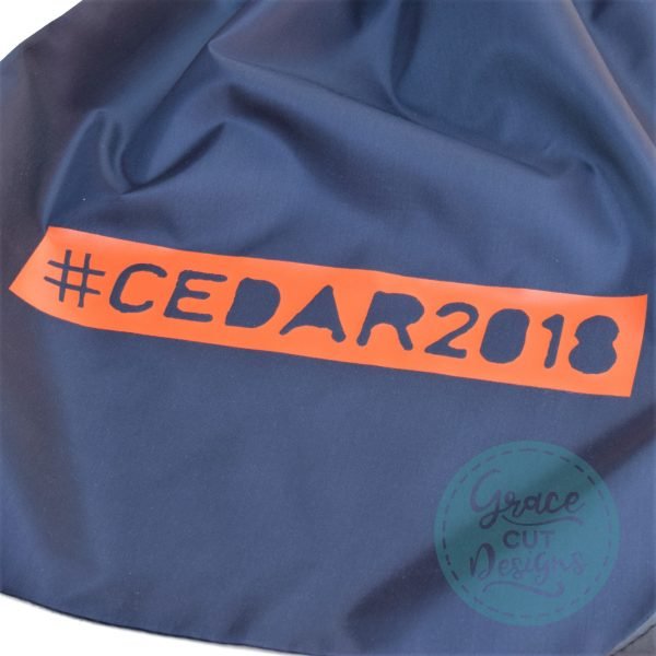 Personalised Drawstring Bags - Hashtag Design