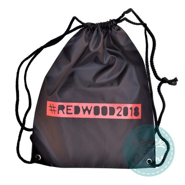 Personalised Drawstring Bags - Hashtag Design