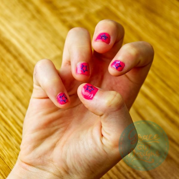 Shape Nail Decals - Bow/Star/Heart