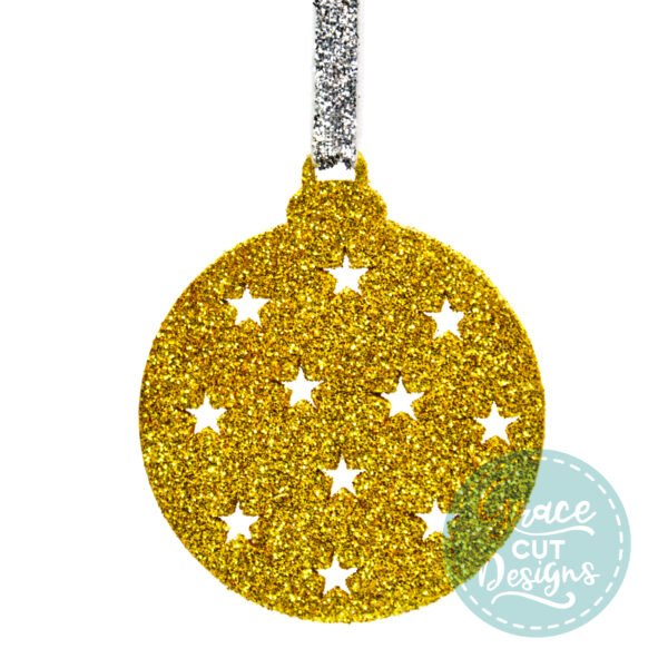 Christmas Starry Wooden Bauble