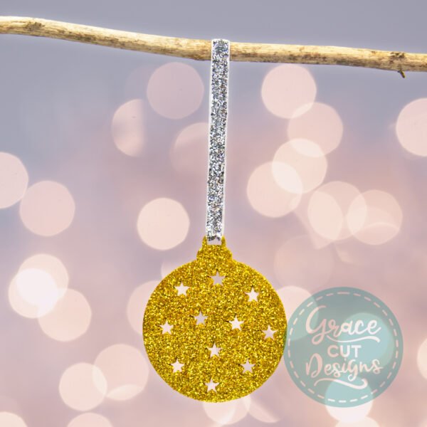 Christmas Starry Wooden Bauble